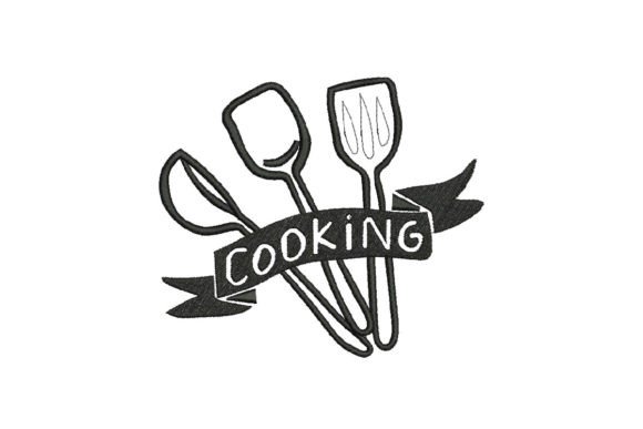 Cooking Kitchen Embroidery
